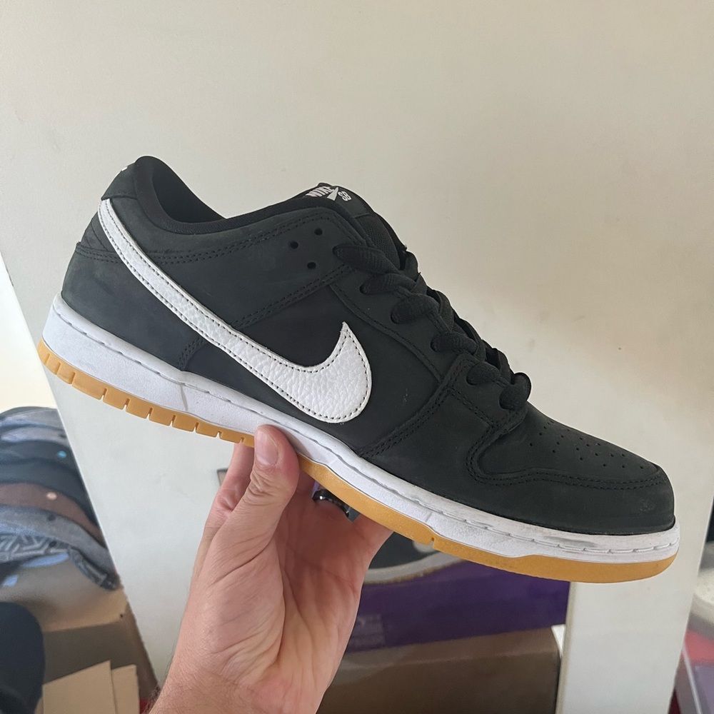 Nike Black and White Low-Top Sneakers